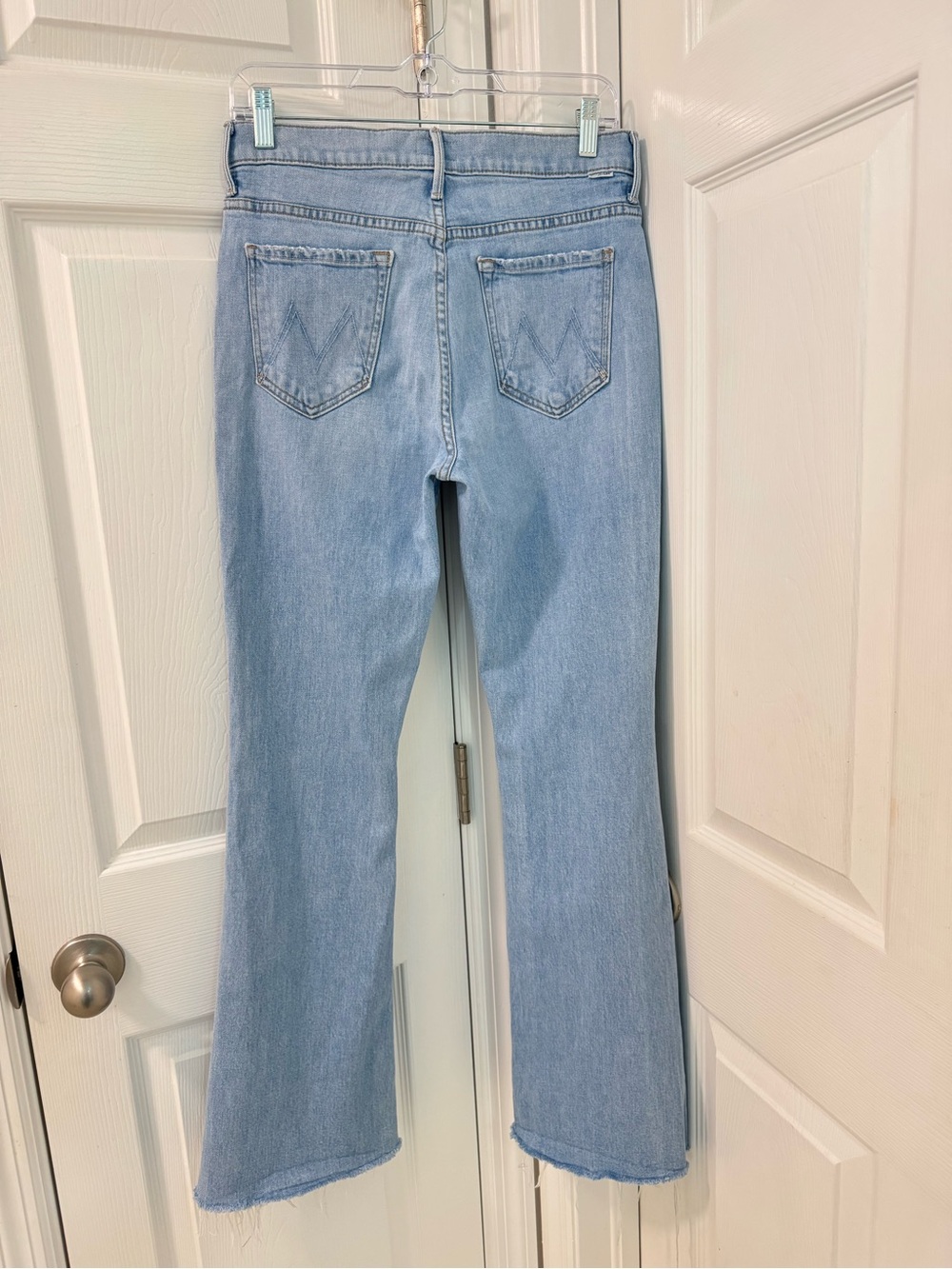 Mother denim the fray weekender in mentally elsewhere size 29 light blue - Picture 2 of 6